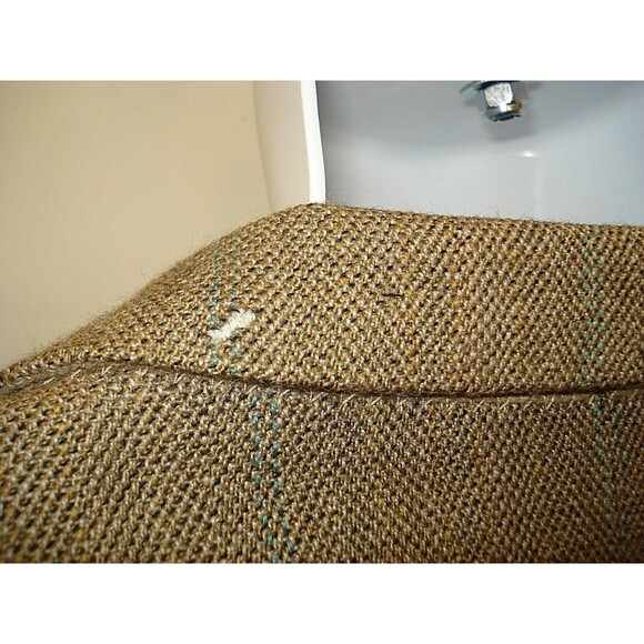 Yves Saint Laurent Mens 44 Tan Wool Silk Lined Dress Jacket Coat Size 44 - Picture 6 of 8